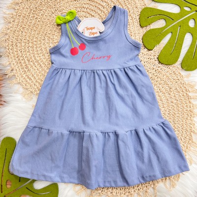 Vestido Cherry - Azul Jeans